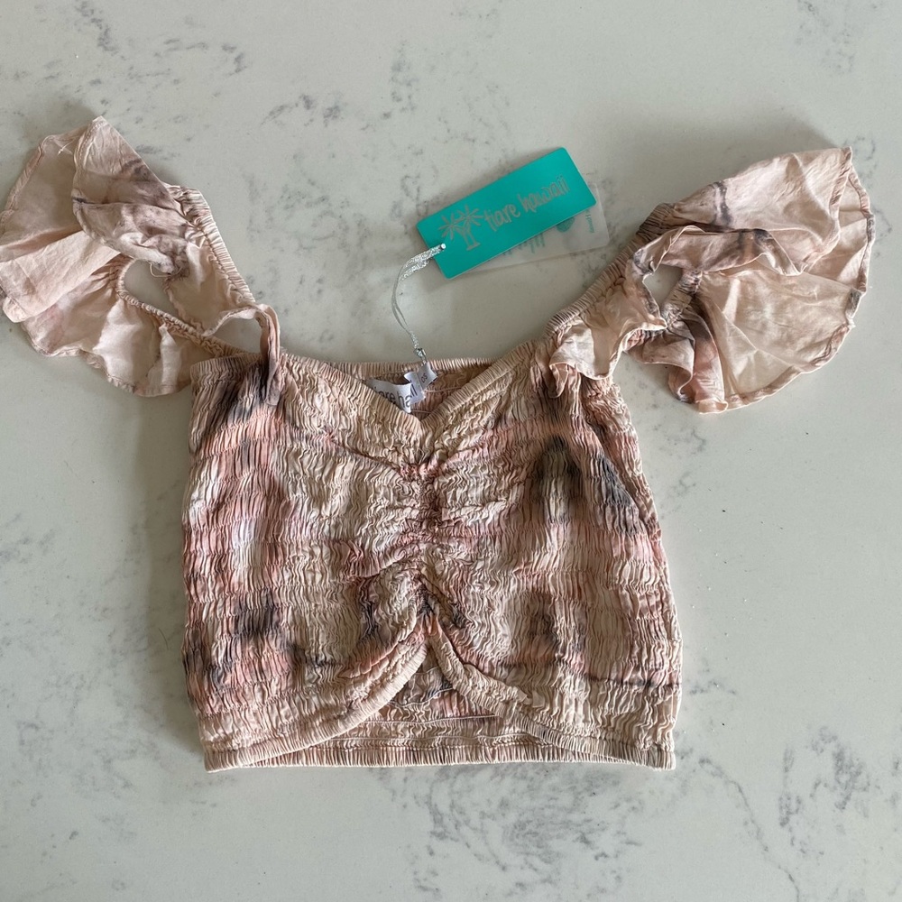NWT Tiare Hawaii Hollie Crop Top